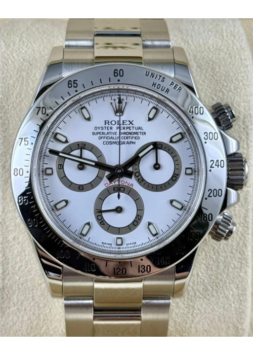 二手 ▶️ Rolex 勞力士 DAYTONA ◀️ 116520 白面地通拿 (40mm)
